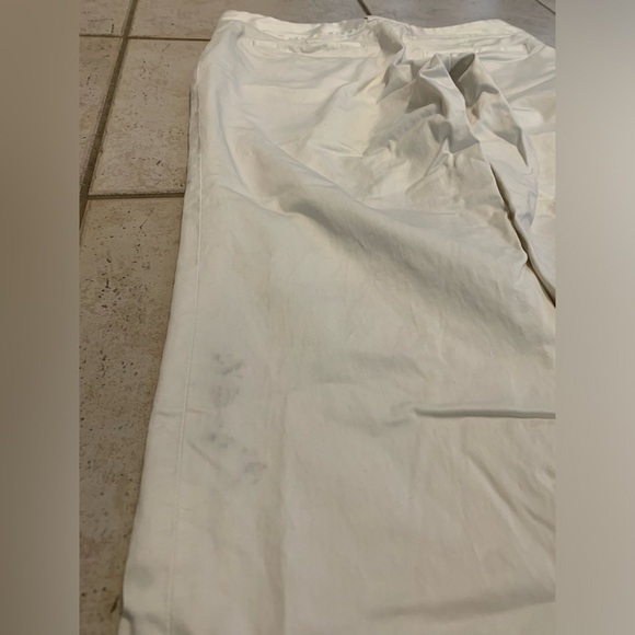 Banana Republic Wide Leg Linen Blend Pants Size 8 Stretch - Picture 10 of 10